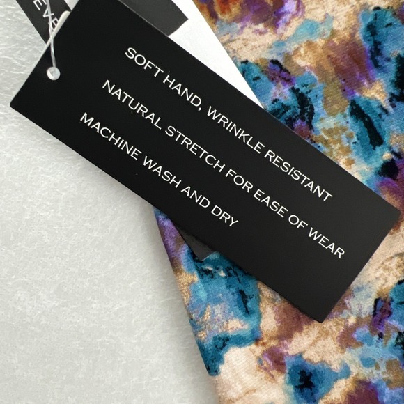 Investments Women Tank Soft Separates Blouse Plus Size 2X Abstract Multicolor G2 - Picture 10 of 16